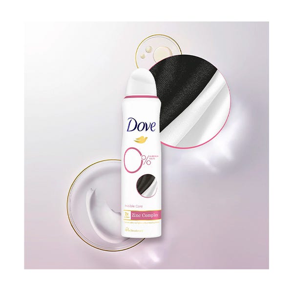 Dove 0% Invisible Care