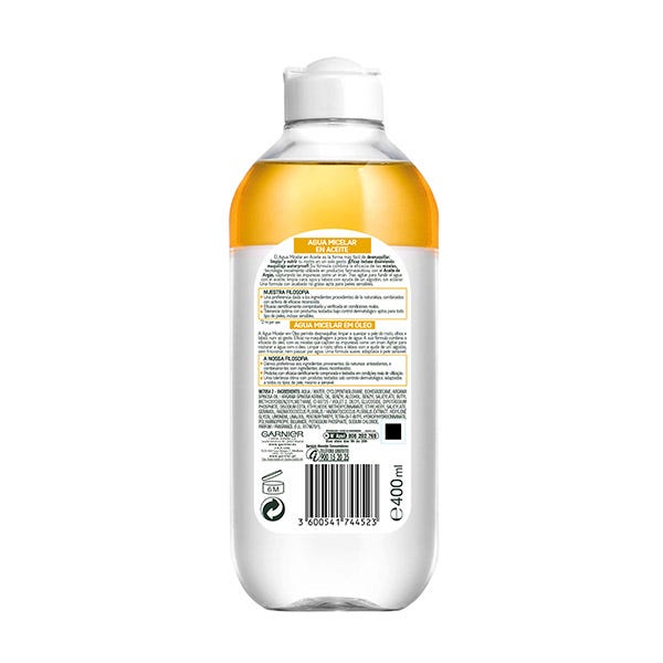 Garnier Agua Micelar En Aceite 400Ml
