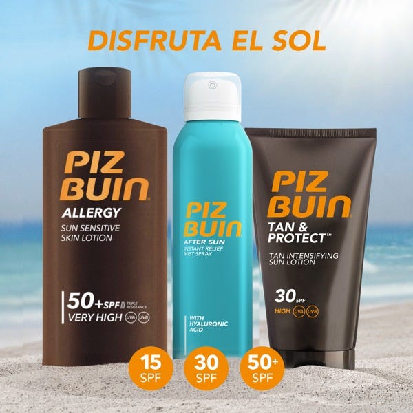 Piz Buin Allergy Loción SPF50+