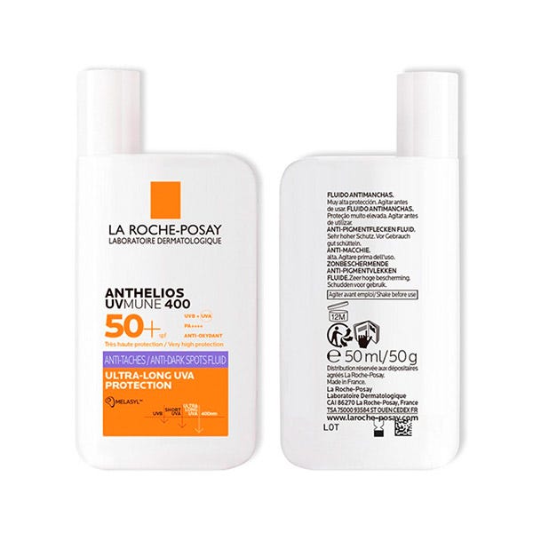 La Roche Posay Anthelios Uv Mune 400 Fluido Antimanchas