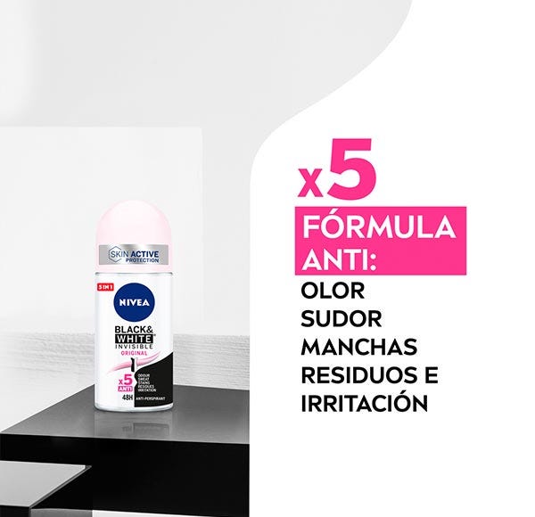 Nivea Desodorante Black And White Invisible Original