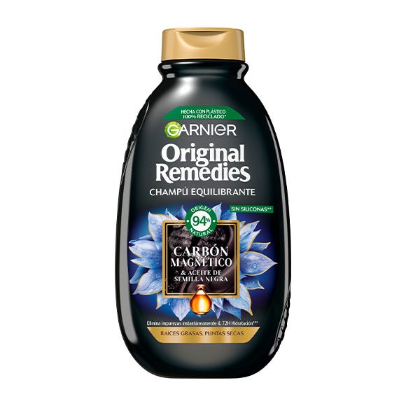 Original Remedies Carbón Magnético & Aceite De Semilla Negra