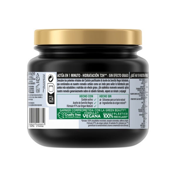 Carbón Magnético & Aceite De Semilla Negra