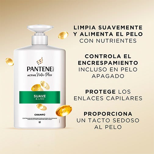 Pantene Champú Active Nutri-Plex Suave & Liso