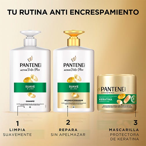 Pantene Champú Active Nutri-Plex Suave & Liso