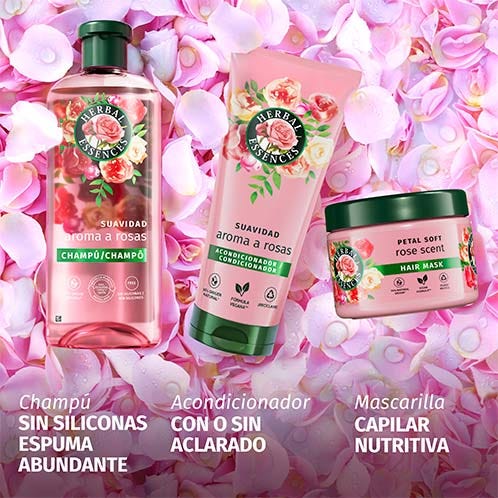 Herbal Essences Champú Aroma Rosas