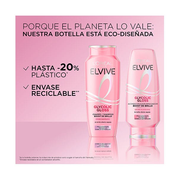 Elvive Champú Boost De Brillo