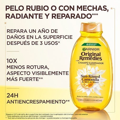 Original Remedies Champú Iluminador Camomila
