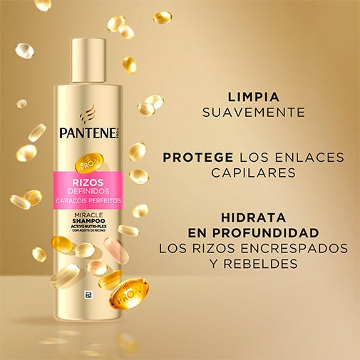 Pantene Champú Miracle Rizos Definidos