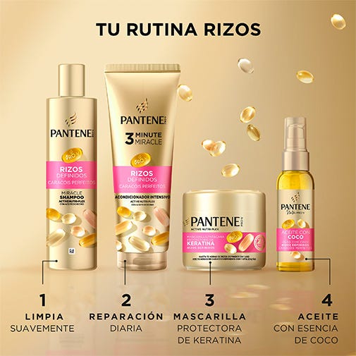 Pantene Champú Miracle Rizos Definidos