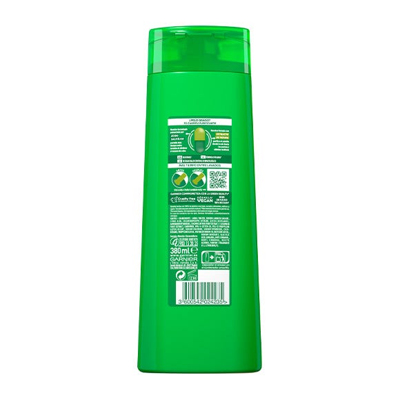 Fructis Champú Pure Fresh Pepino Purificante