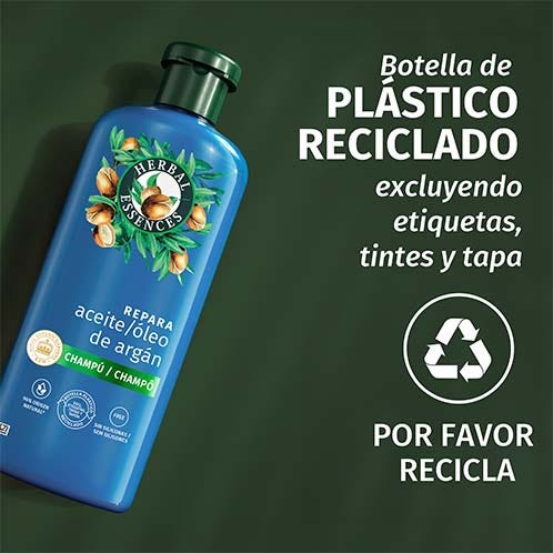 Herbal Essences Champú Reparador Aceite Argán