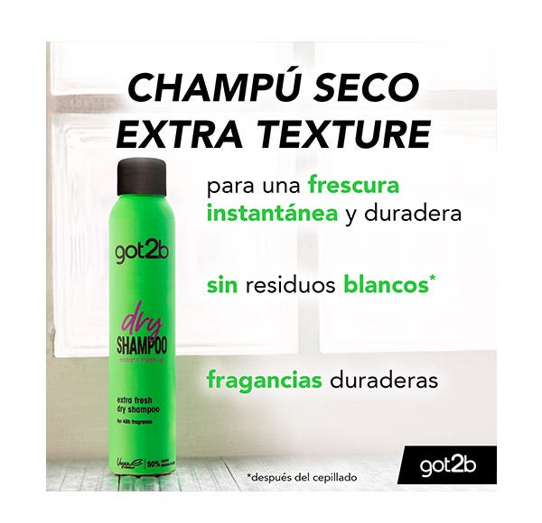 Got2b Champú Seco Extra Fresh
