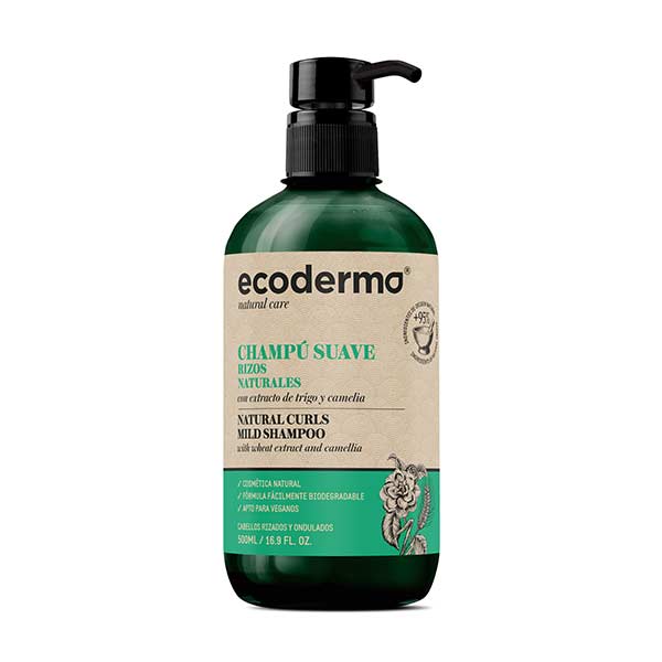 Ecoderma Champú Suave Rizos Naturales