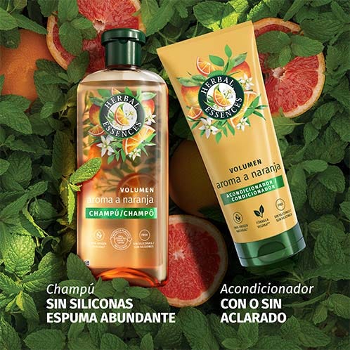 Herbal Essences Champú Volumen Naranja