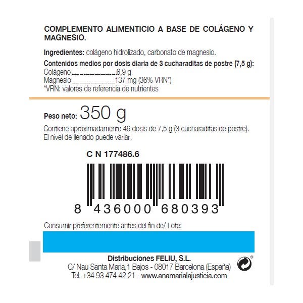 Colágeno Con Magnesio