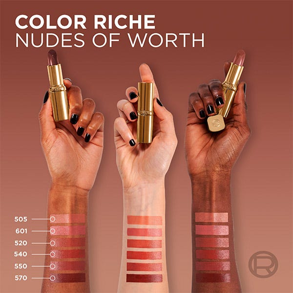 L'oreal Paris Color Riche Nudes Of Worth
