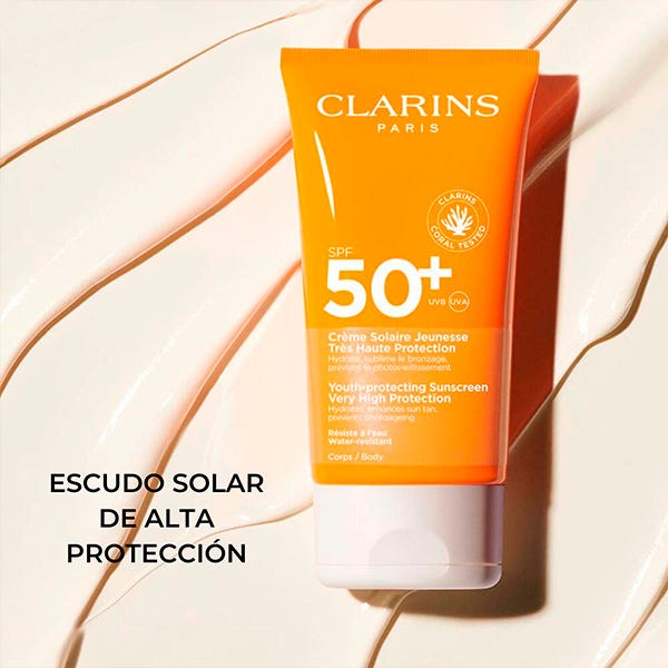 Clarins Crema Solar Antiedad SPF50+ Cuerpo