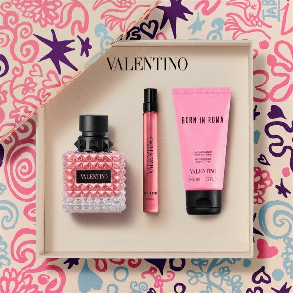 Valentino Estuche Born In Roma Donna