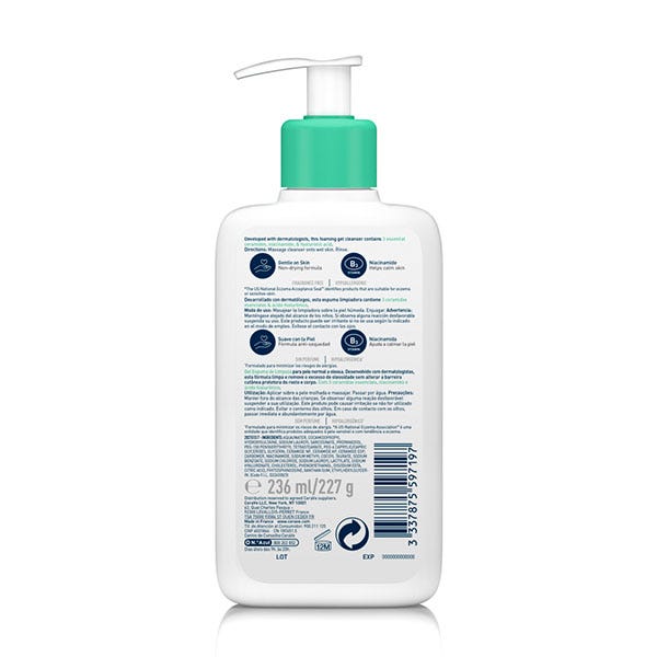 Cerave Gel Limpiador Espumoso