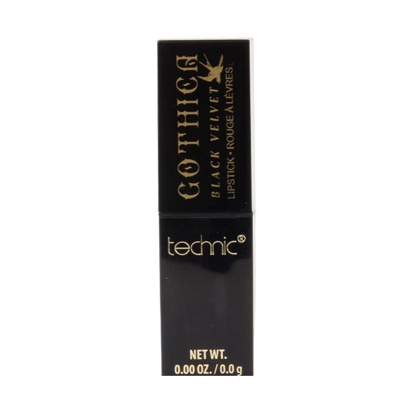 Gothica Black Velvet Mate Black Lipstick