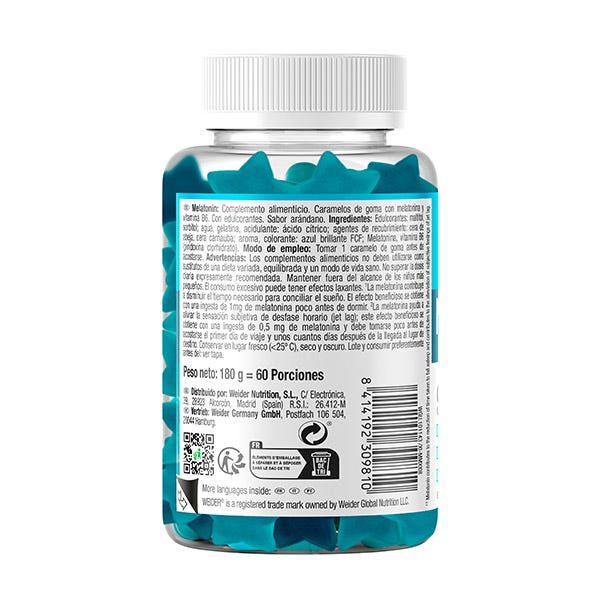 Gummies Melatonina Sabor Arandano