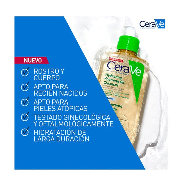 Cerave Hydrating Foaming Oil Cleanser