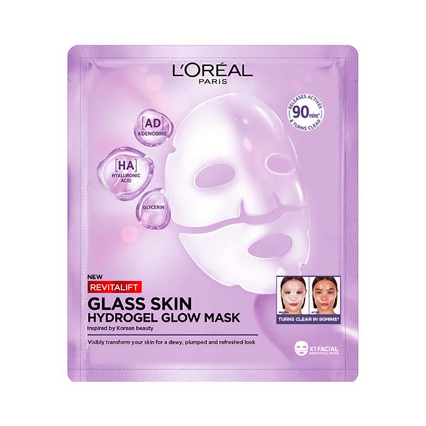 L'oreal Paris Hydrogel Glow Mask Glass Skin Revitalift Filler