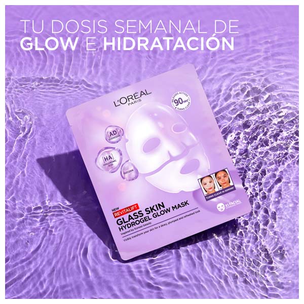 L'oreal Paris Hydrogel Glow Mask Glass Skin Revitalift Filler