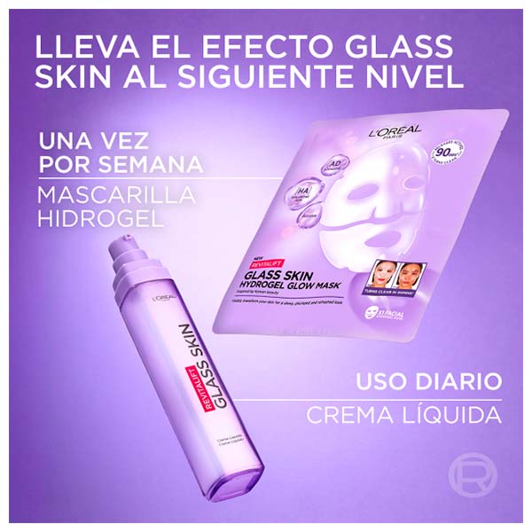 L'oreal Paris Hydrogel Glow Mask Glass Skin Revitalift Filler