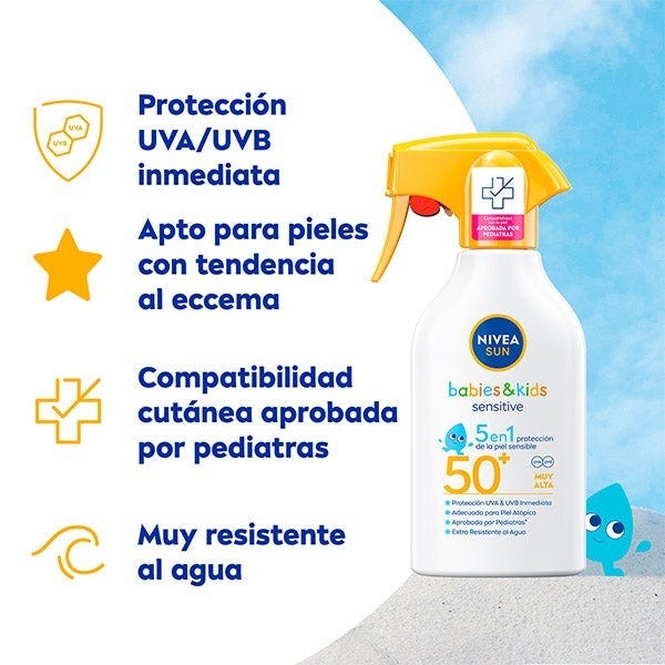 Nivea Kids Sensitive Protege & Juega Spf 50