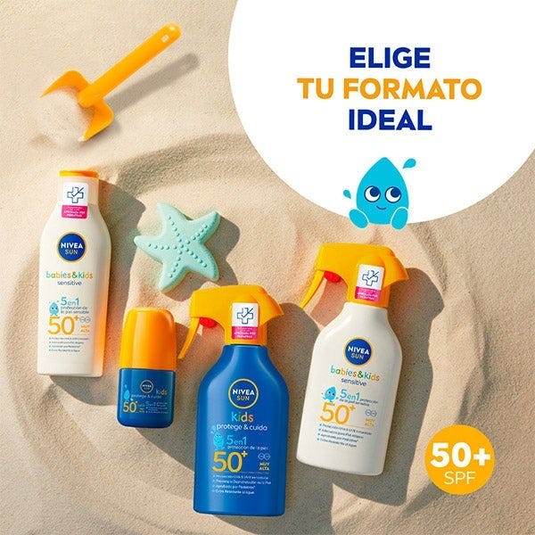 Nivea Kids Sensitive Protege & Juega Spf 50
