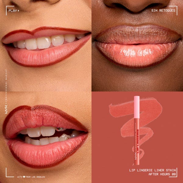 Nyx Professional Make Up Lip Lingerie Liner Stain
