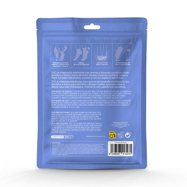 Mascarilla Exfoliante Pies Lavanda