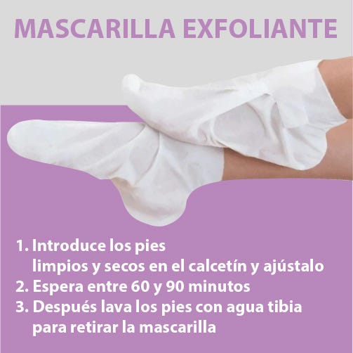 Mascarilla Exfoliante Pies Mora