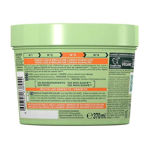 Fructis Mascarilla Liso Keratina