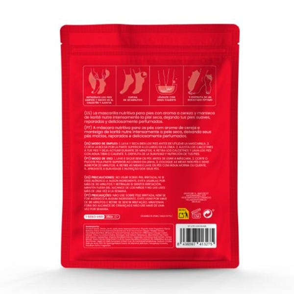 Mascarilla Nutritiva Pies Cherry