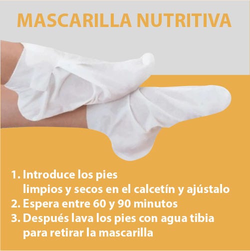 Mascarilla Nutritiva Pies Mango