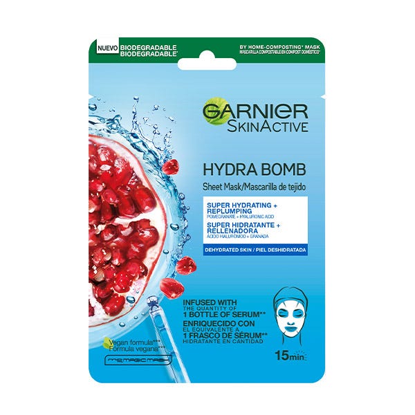 Garnier Mask Tissu Hydra Boom Hidratante