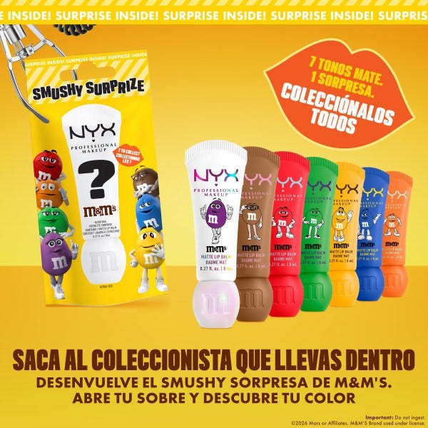 Nyx Professional Make Up M&M's Smushy Surprize