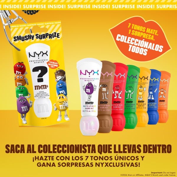 Nyx Professional Make Up M&M's Smushy Surprize