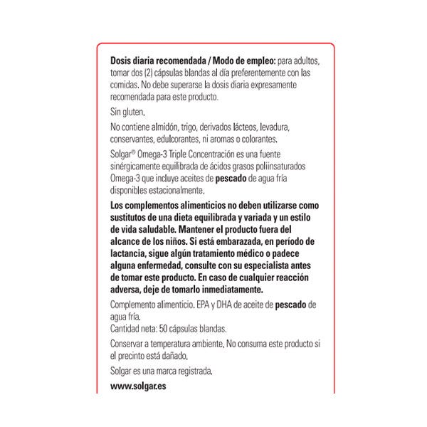 Omega-3 Triple Concentración