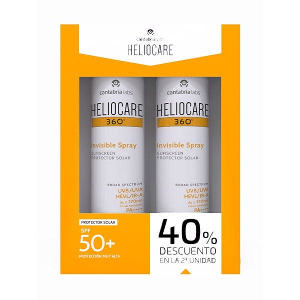 Heliocare Pack 360 Invisible Spray SPF50+