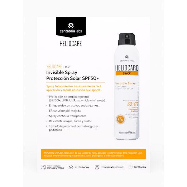 Heliocare Pack 360 Invisible Spray SPF50+