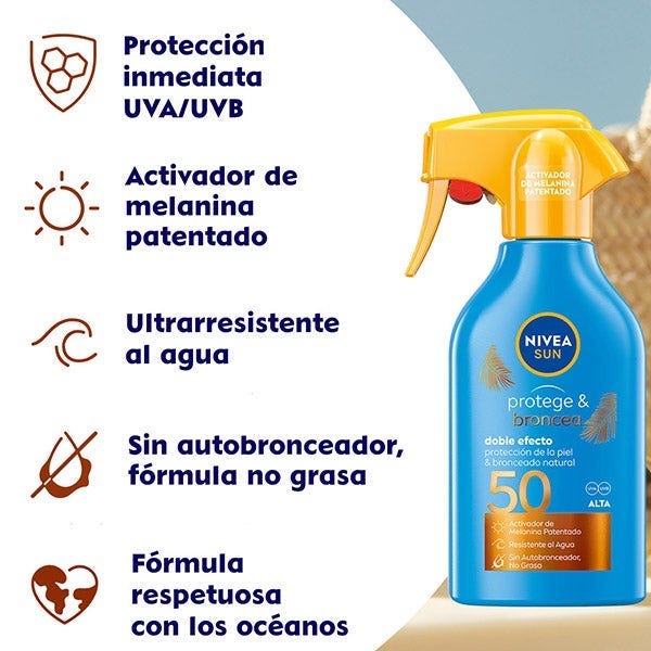 Nivea Protege & Broncea Activador Del Bronceado SPF 50