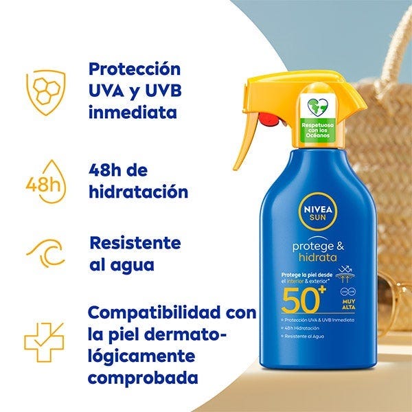Nivea Protege & Hidrata Spray Solar Spf 50+