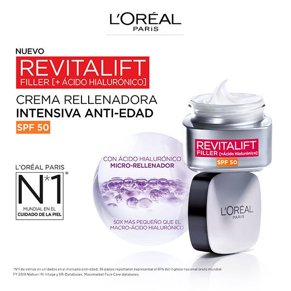 L'oreal Paris Revitalift Filler Crema Día Spf 50