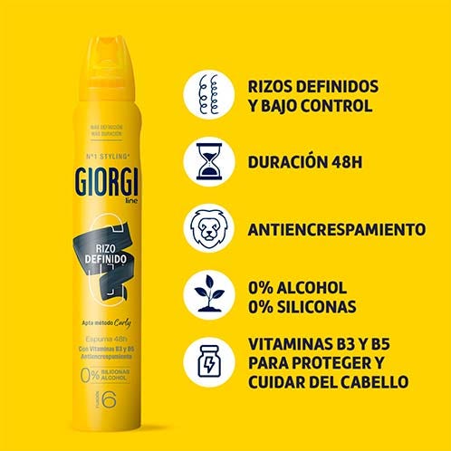 Espuma Rizos Definidos 48H