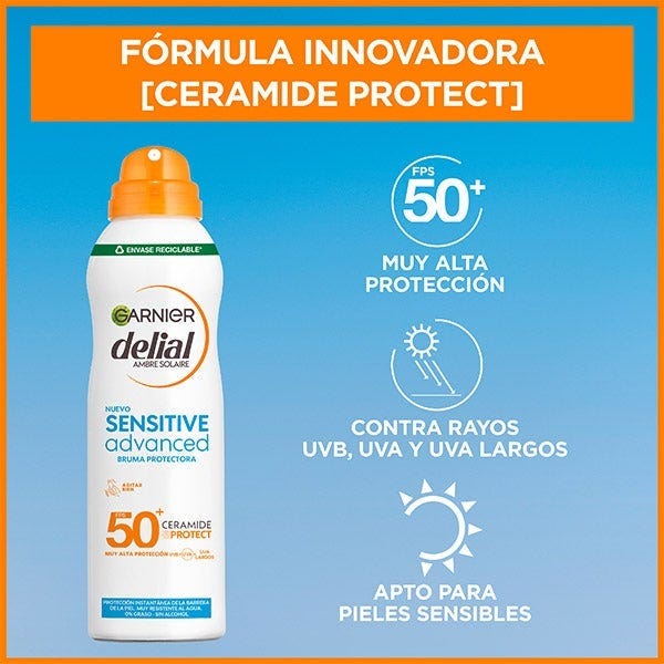 Delial Sensitive Advanced Bruma Seca Protectora Spf 50