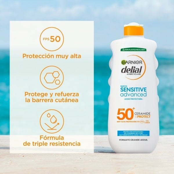 Delial Sensitive Advanced Leche Protector Solar Spf 50